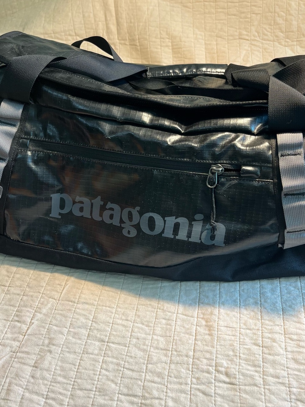 Patagonia Black Glossy Travel Duffel